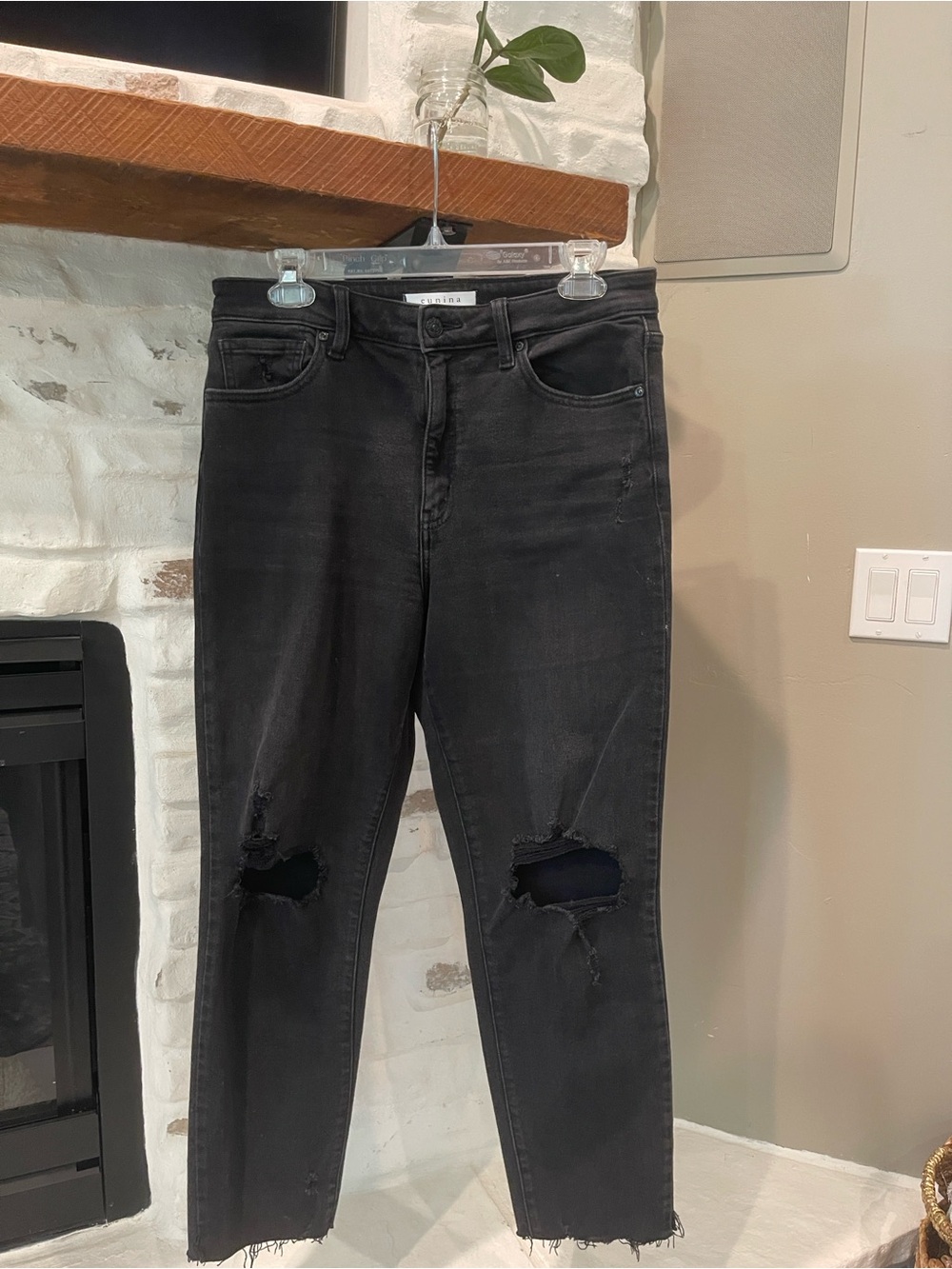 Eunina Black High Rise Tobi Jeans — Size 13